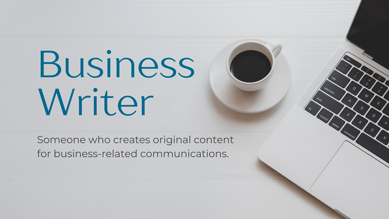 Business writer definition