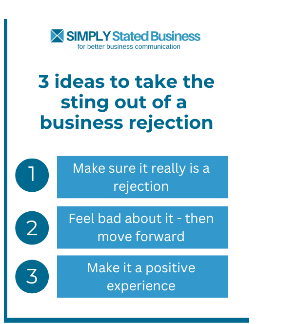 3 Ideas on Taking the Sting out of Rejection