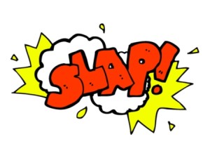 cartoon slap