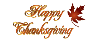 Happy Thanksgiving Text 3D