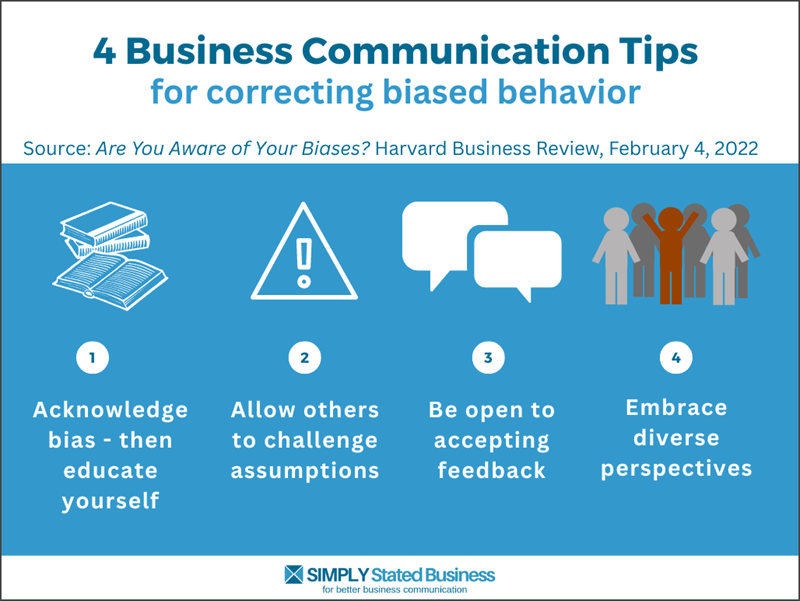 Correction Bias in Communication